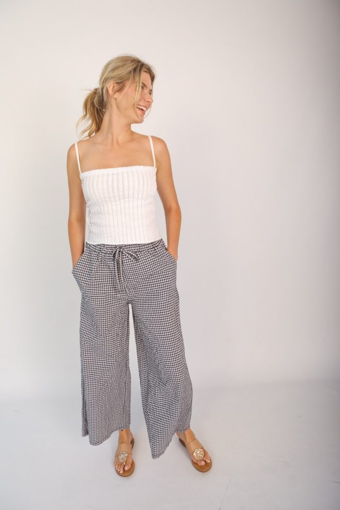 Pantalón Vichy Azul marino - Imagen 4