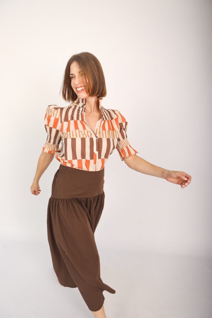 Falda Larisa Marrón