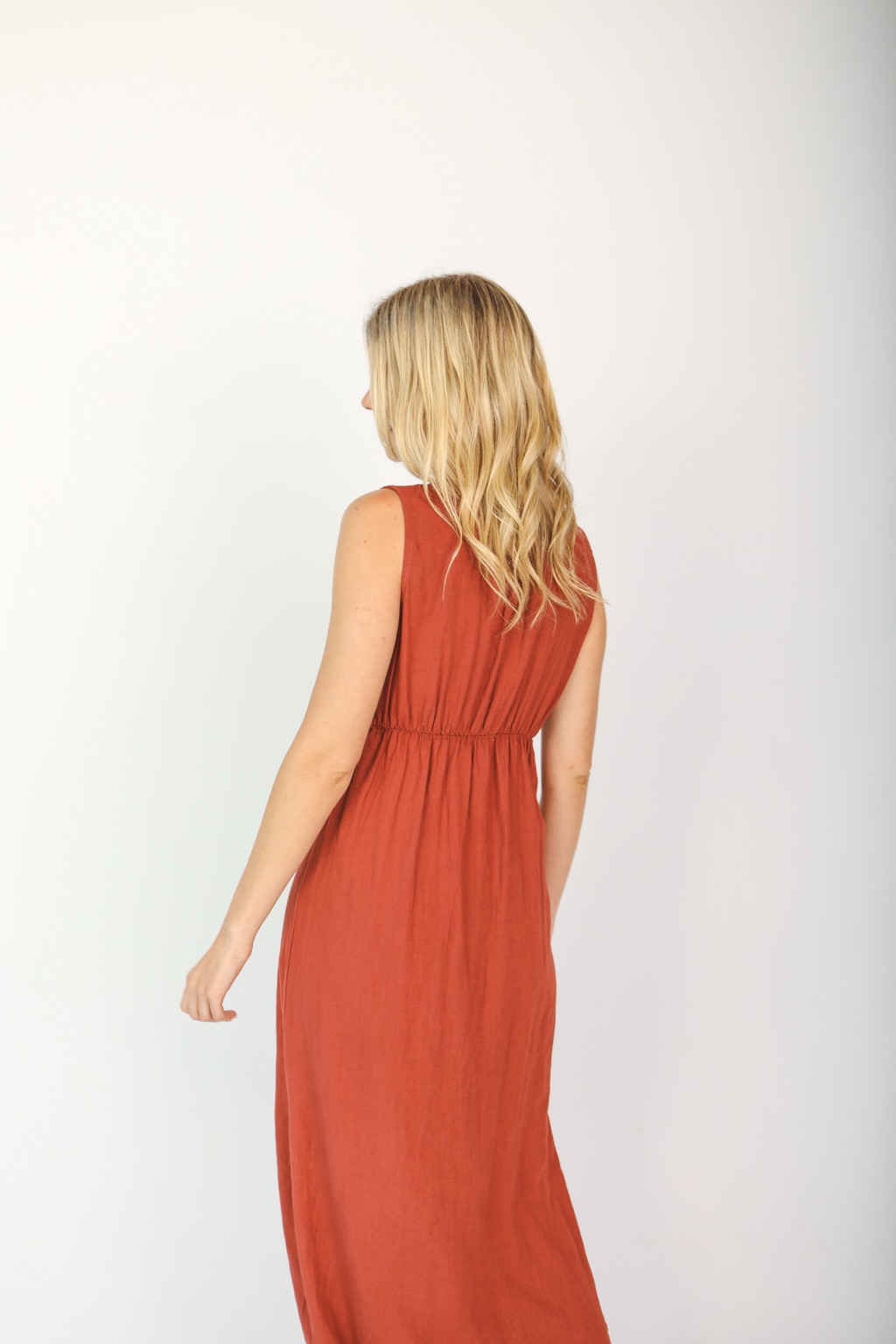 Vestido Kos Teja - Imagen 2