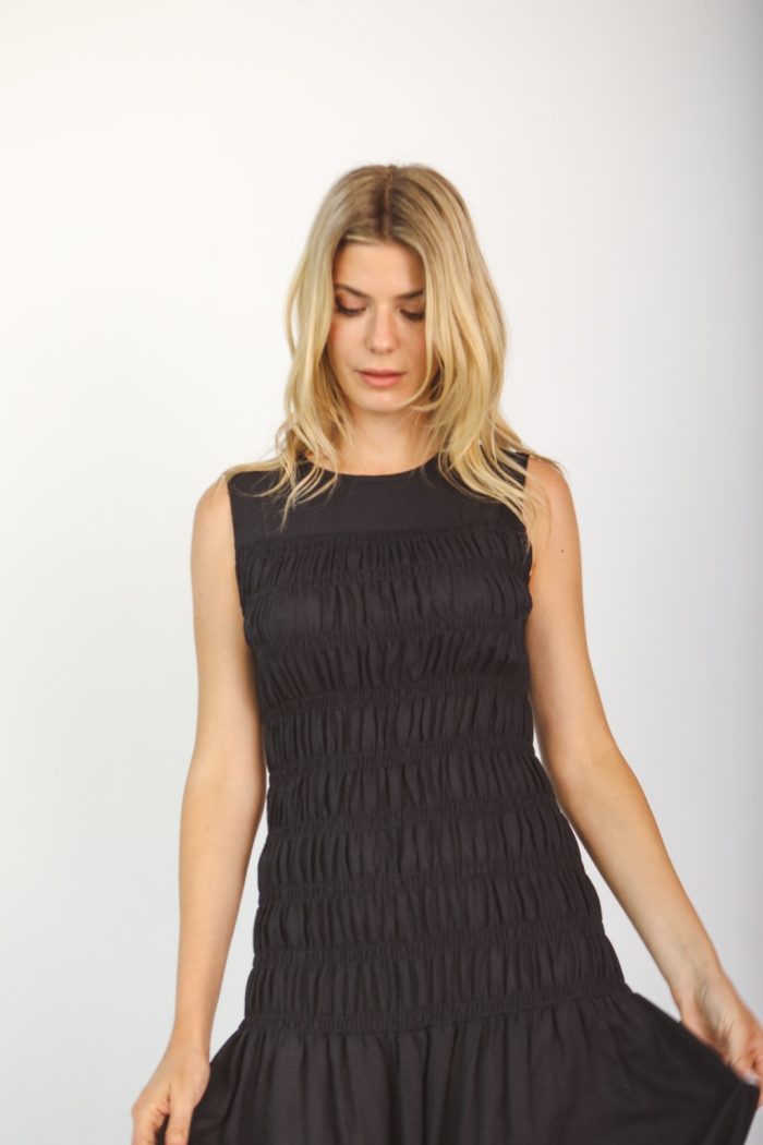 Vestido Ática Azul Marino - Imagen 2
