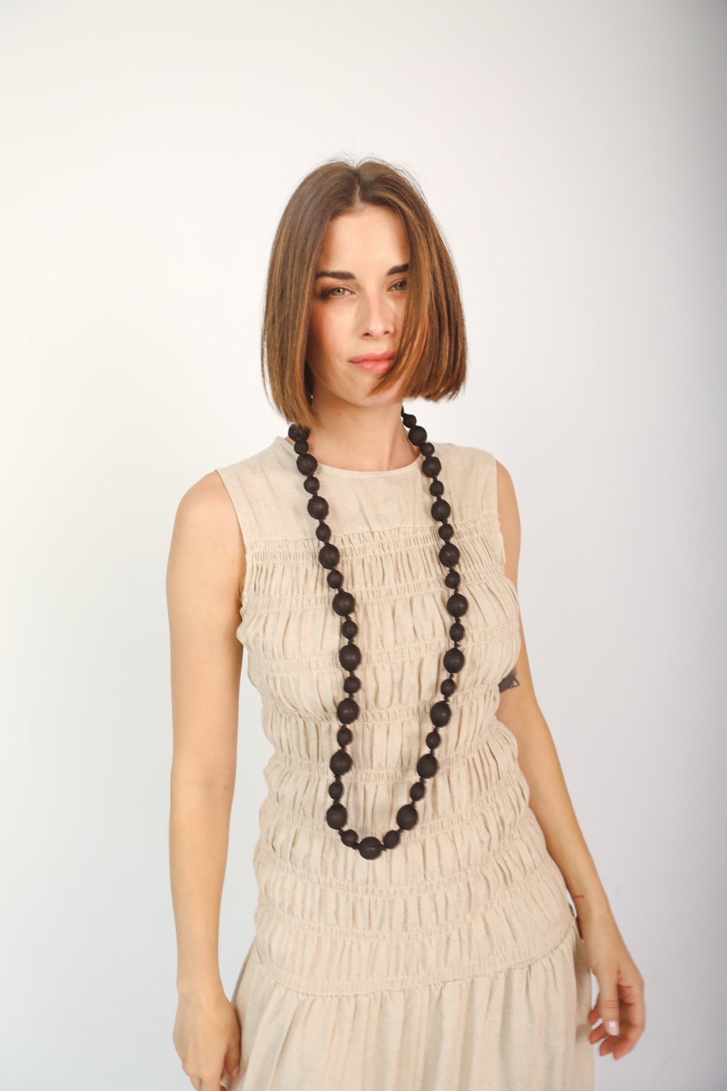 Vestido Ática Marfil - Imagen 4