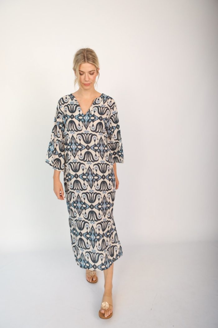 Vestido Trocadero Azul marino - Imagen 3