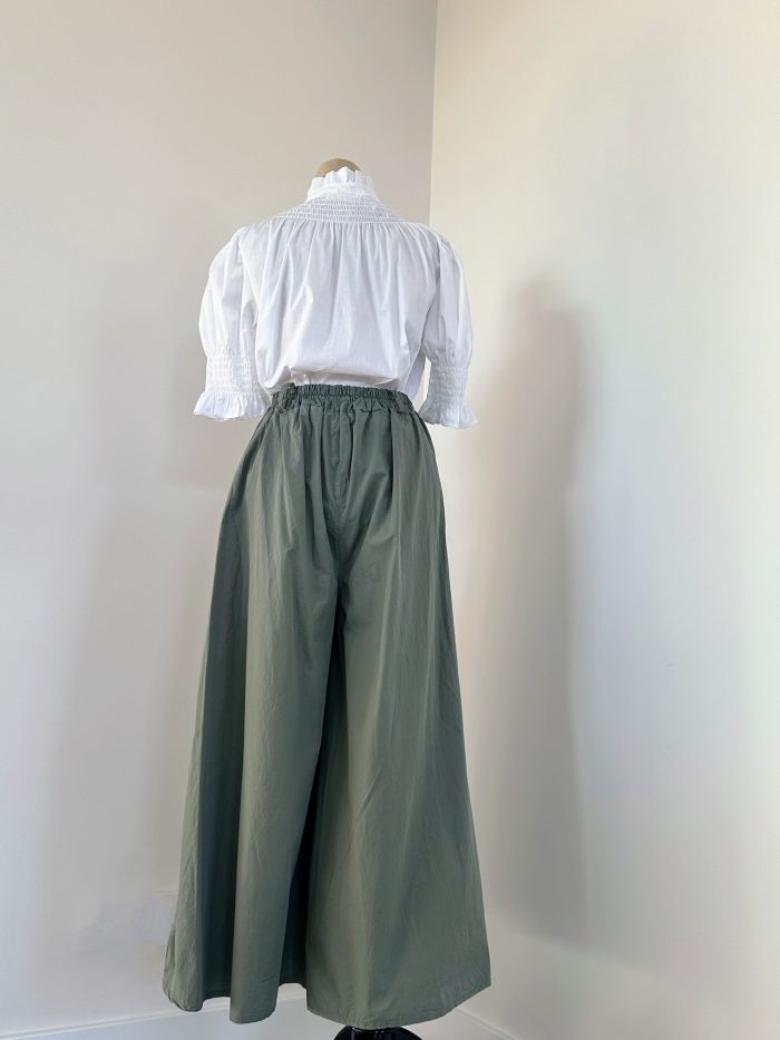 Pantalón Palazzo Kaki - Imagen 2