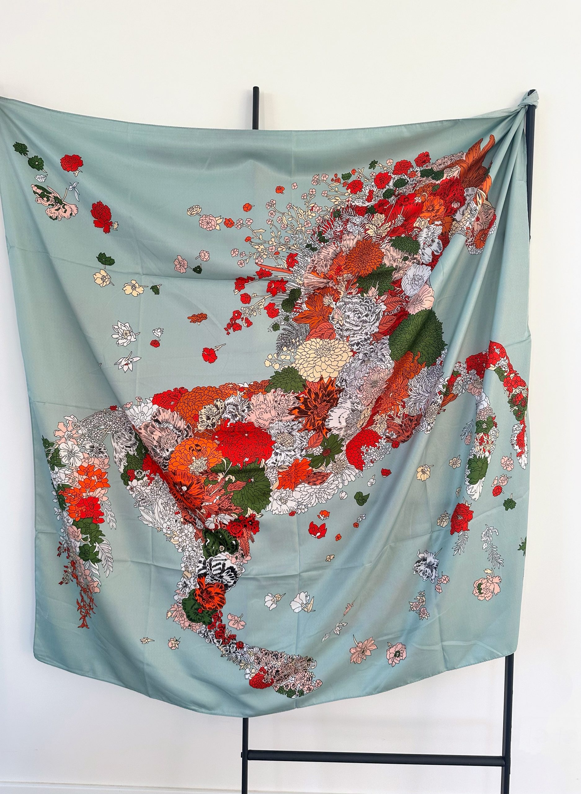 Carrè Caballo Fondo Azul