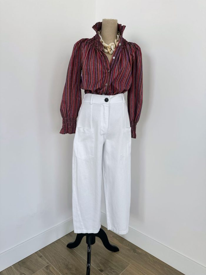 Jeans Barrel Leg Blanco (Quedan pocas unidades)