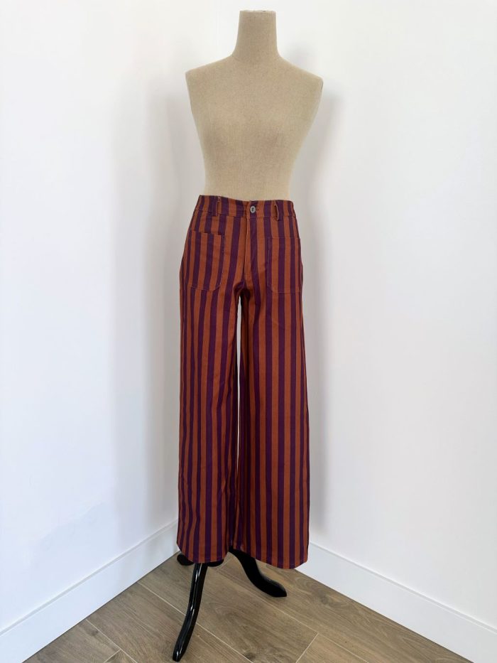 Pantalón Rayas Teja/Morado (Quedan pocas unidades) - Imagen 3