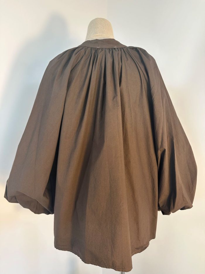 Camisa Oversize Chocolate - Imagen 4