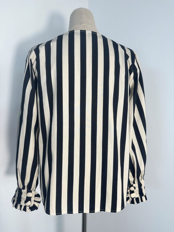 Camisa Lamasón Crudo/Negro - Imagen 3