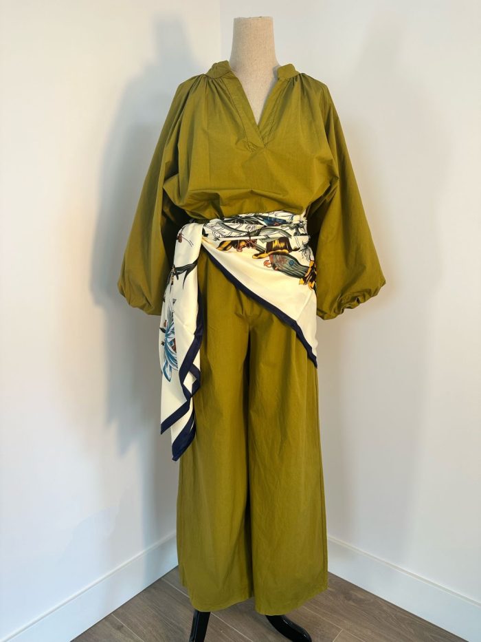 Camisa Oversize Oliva - Imagen 3