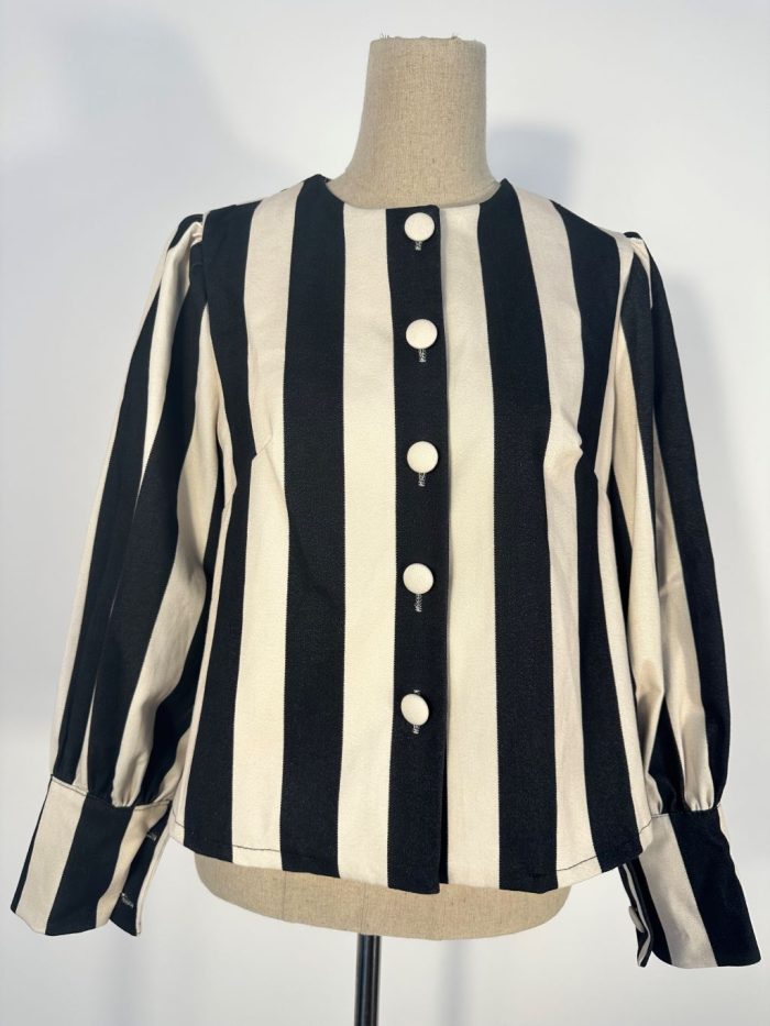 Chaqueta Cartes Negro/Crudo