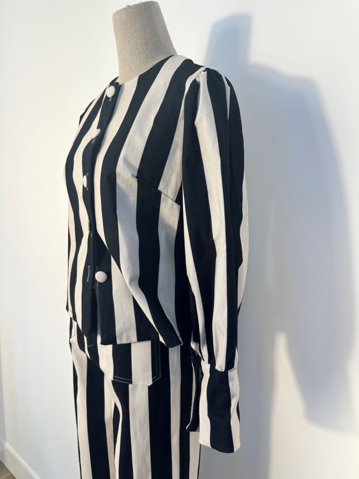 Chaqueta Cartes Negro/Crudo - Imagen 3